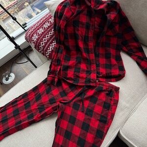 Plaid holiday Pajamas
